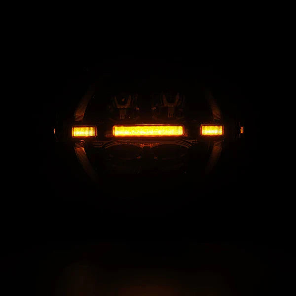 AlphaRex 18-25 Jeep Wrangler JL/Gladiator JT NOVA-Series LED Projector Headlights Alpha-Black