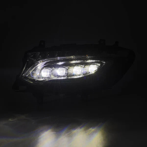 AlphaRex 19-24 Mercedes-Benz Sprinter NOVA-Series LED Projector Headlights Black