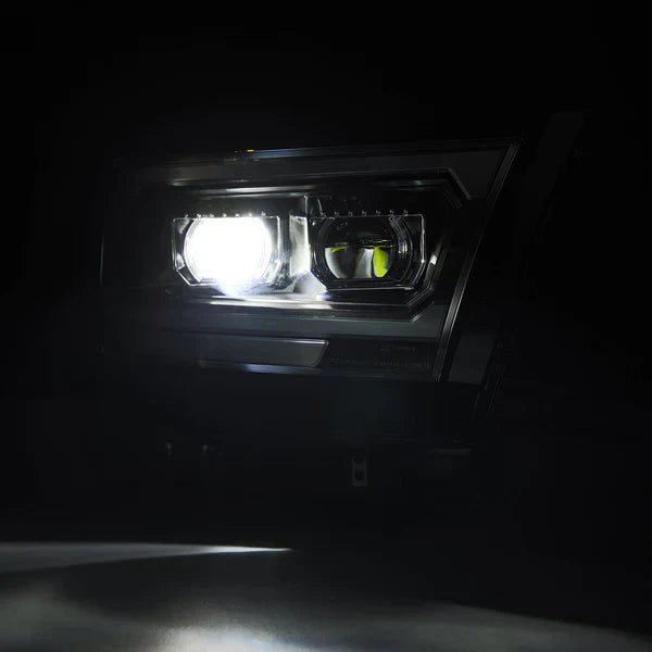 AlphaRex 19-24 Ram 1500 (MK II 2500 Style) LUXX-Series LED Projector Headlights Black