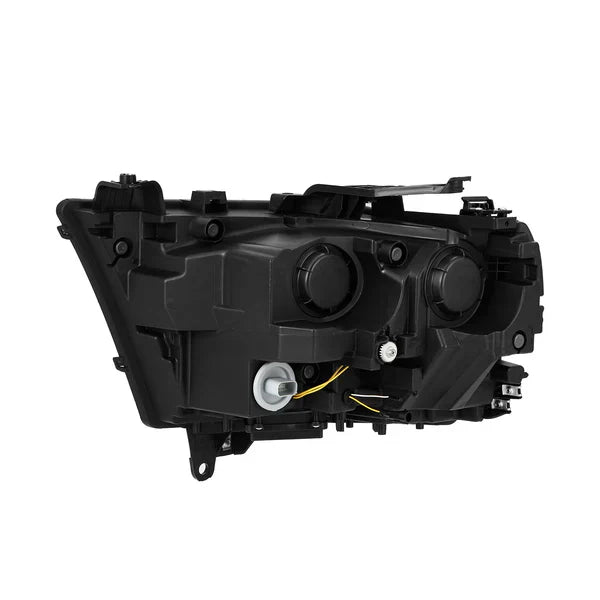 AlphaRex 19-24 Ram 1500 (MK II 2500 Style) PRO-Series Halogen Projector Headlights Black