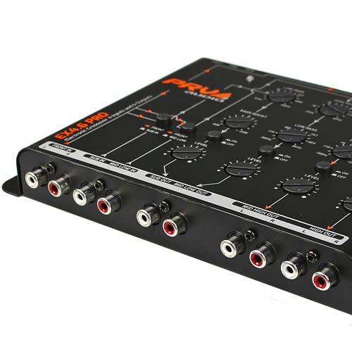 PRV Audio 4 Way Electronic Crossover 4 Inputs and 6 Outputs 9 Volts