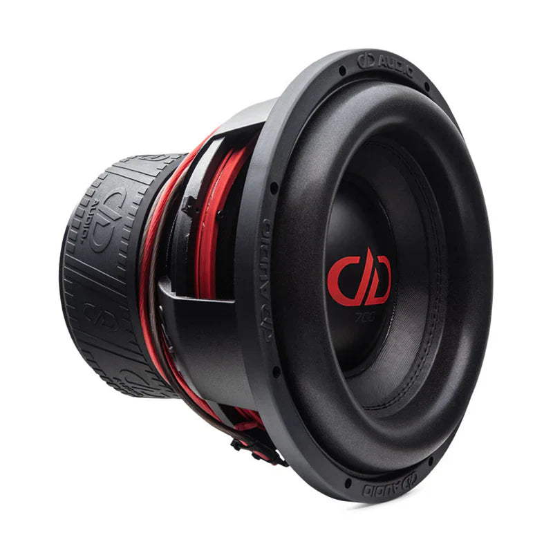 DD Audio 12 Inch Dual 2 Ohm 4500W Peak/1500W RMS Power Tuned Subwoofer 712F-D2