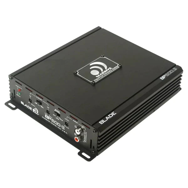 MASSIVE AUDIO BP500.2 V2 - 80 Watts RMS x 2 @ 4 Ohm 2 Channel Amplifier