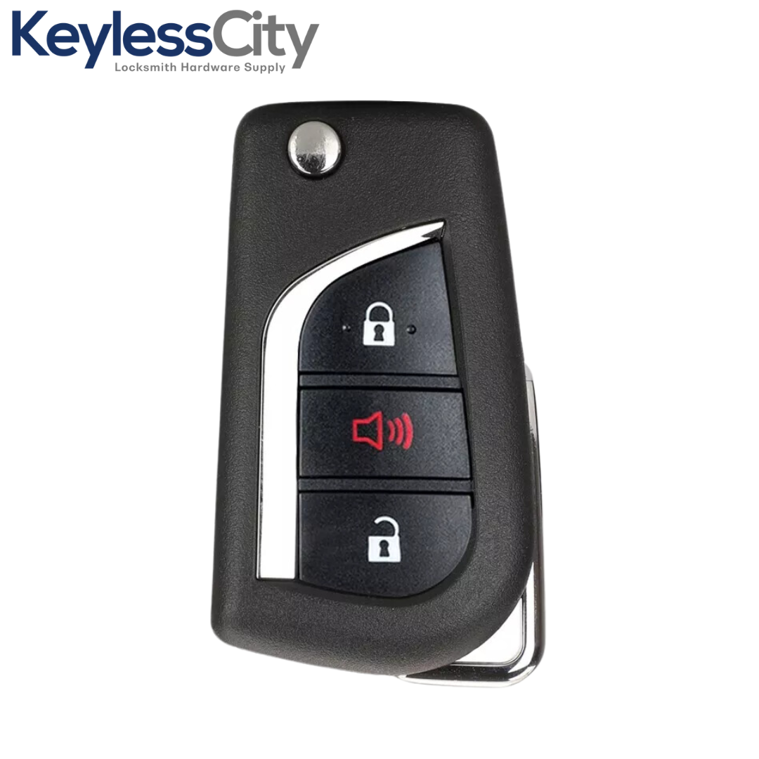 2009 - 2016 Toyota / 3-Button Flip Key NEW STYLE / GQ4-29T (G Chip) (AFTERMARKET)