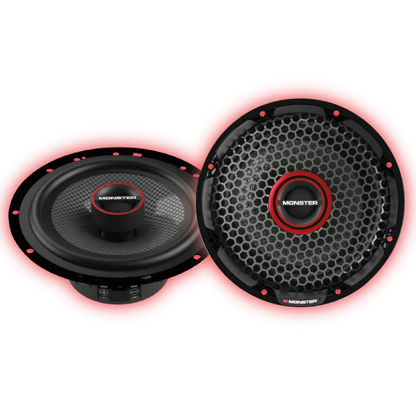 Monster MS652C 6.5″ 2-Way Coaxial Speakers (Pair)