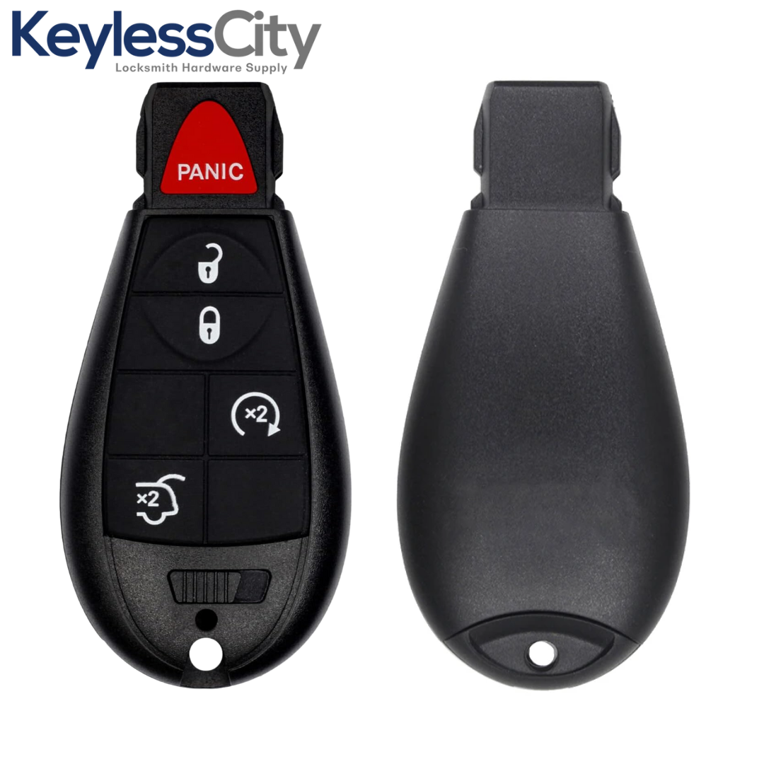 2009-2013 Jeep Grand Cherokee / 5-Button Fobik Key / PN: 05026453AI / IYZ-C01C / Keyless Go Fobik