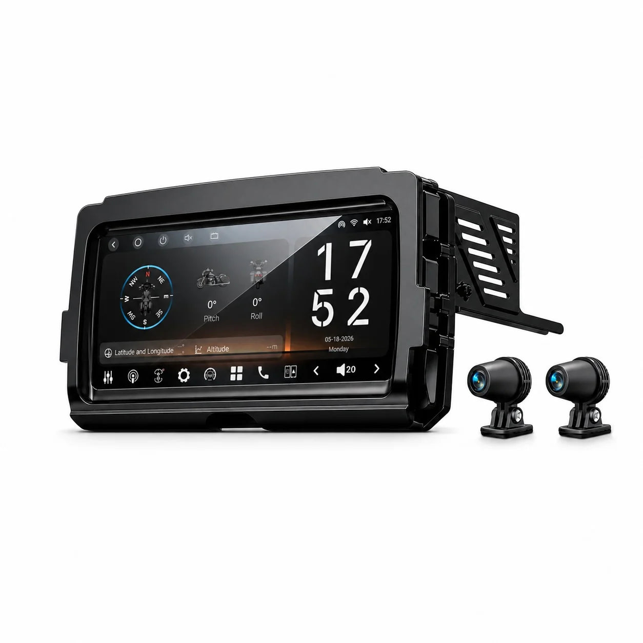 Vinland Rebel 8.25″ OEM-Fit Motorcycle Head Unit for 2014–2023 Harley-Davidson Touring Models