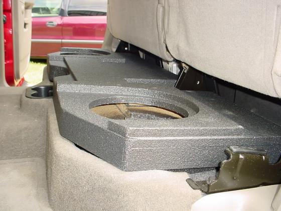 2009 - 2018 Dodge Quad cab. Pro-Poly Subwoofer Box sub Box 2X12