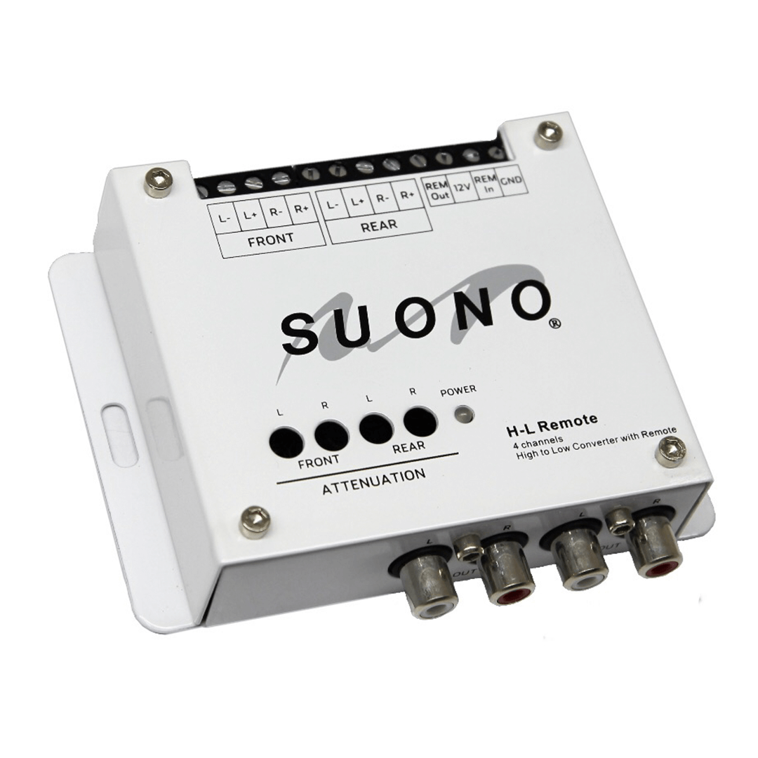 SUONO H-L Remote (4 Channel High to Low Converter with Remote)