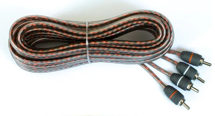 Elite Audio EA-RCA12 Standard 2-Ch RCA Cable - 12ft. Male to Male Twisted Wire Pair with Noise Reduction