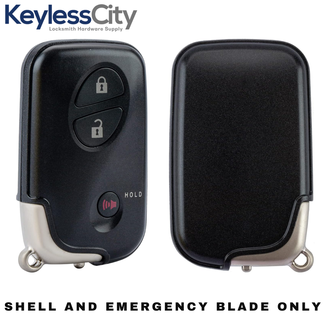 2006-2012 Lexus / 3-Button Remote Smart Key SHELL / HYQ14AAB HYQ14ACX HYQ14AAF (AFTERMARKET)