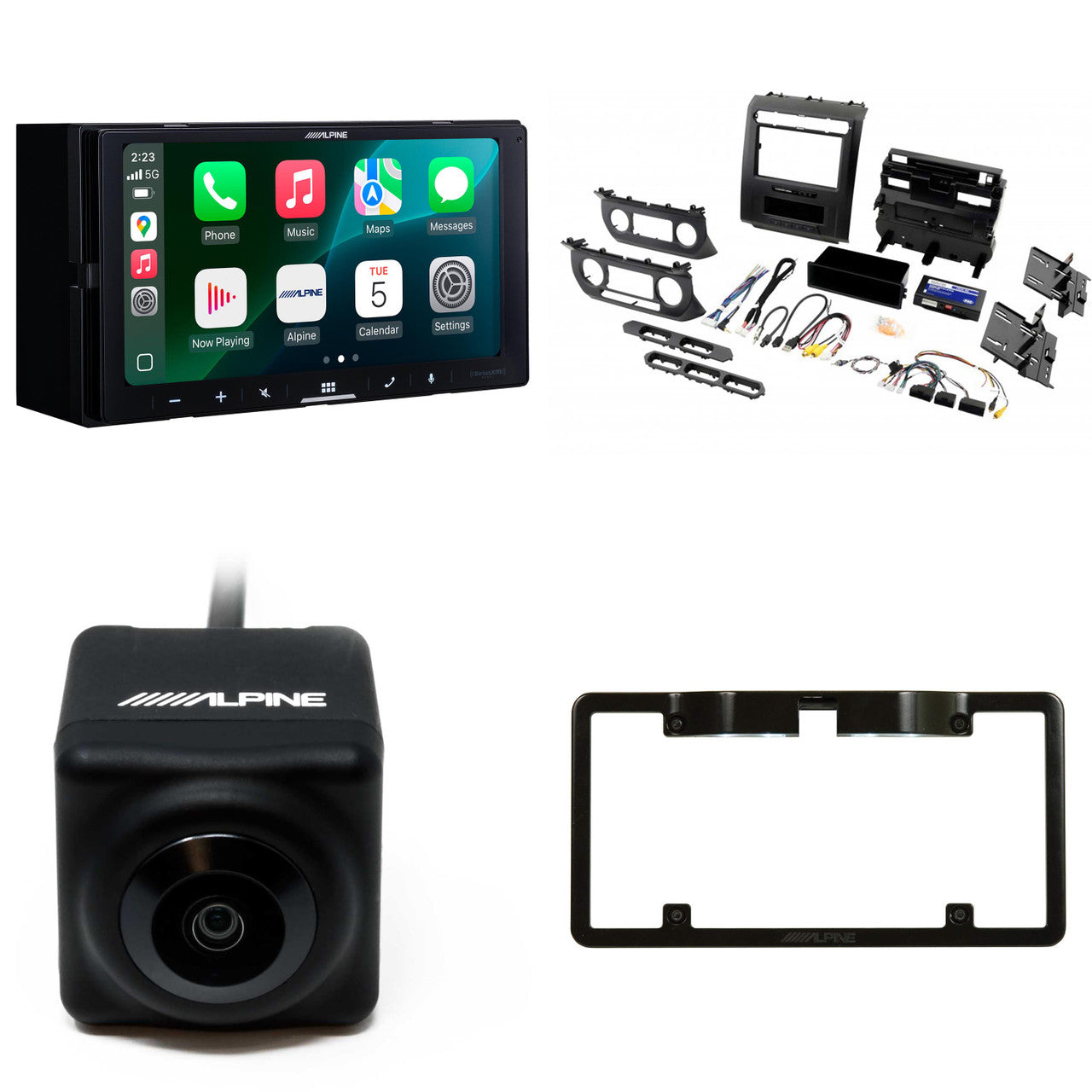 Alpine iLX-W770 7-Inch Receiver + PAC RPK4-FD2101 2015+ Ford Truck W/8