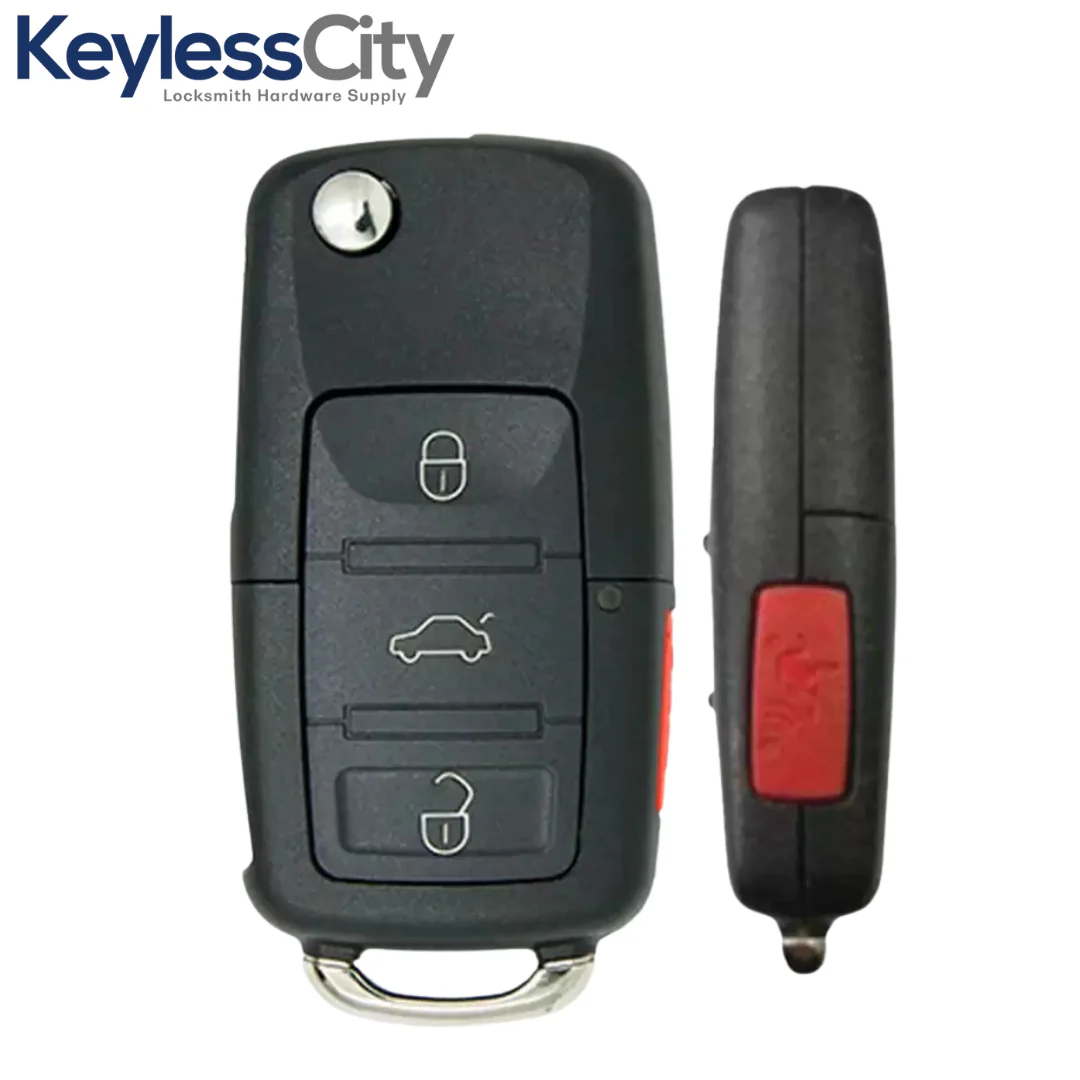2001-2006 Audi / 4-Button Flip Key / PN: 8Z0837231F / MYT8Z0837231 / 315 Mhz