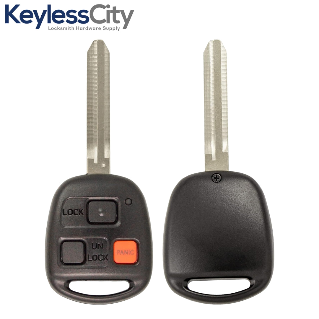 2010-2015 Toyota FJ Cruiser / 3-Button Remote Head Key / HYQ12BBT (G Chip) (AFTERMARKET)