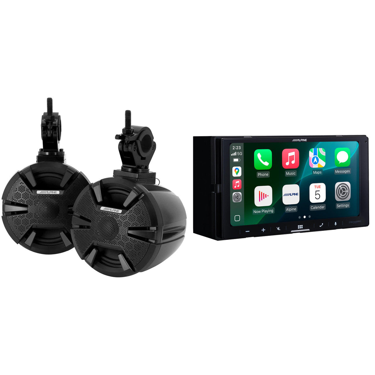 Alpine iLX-W770 Receiver w/SPV-65RGB-CAN 6.5