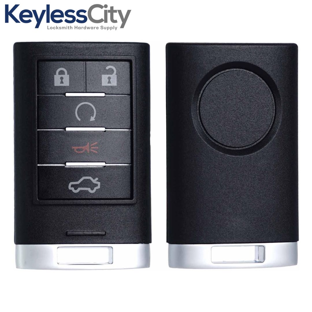 2008-2014 Cadillac CTS STS / 5-Button Smart Key / PN: 25943677 / M3N5WY7777A / (AFTERMARKET)