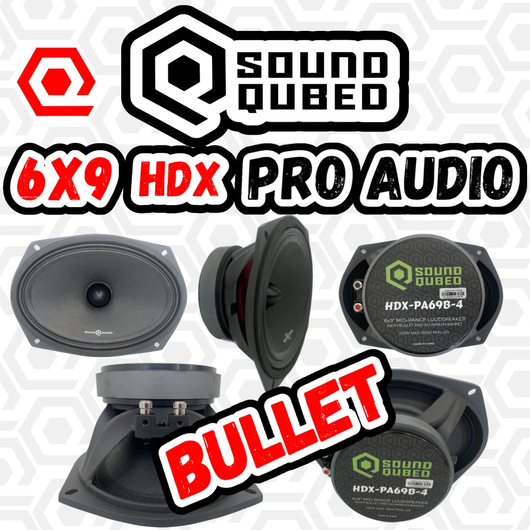 Soundqubed HDX Series Pro Audio 6x9