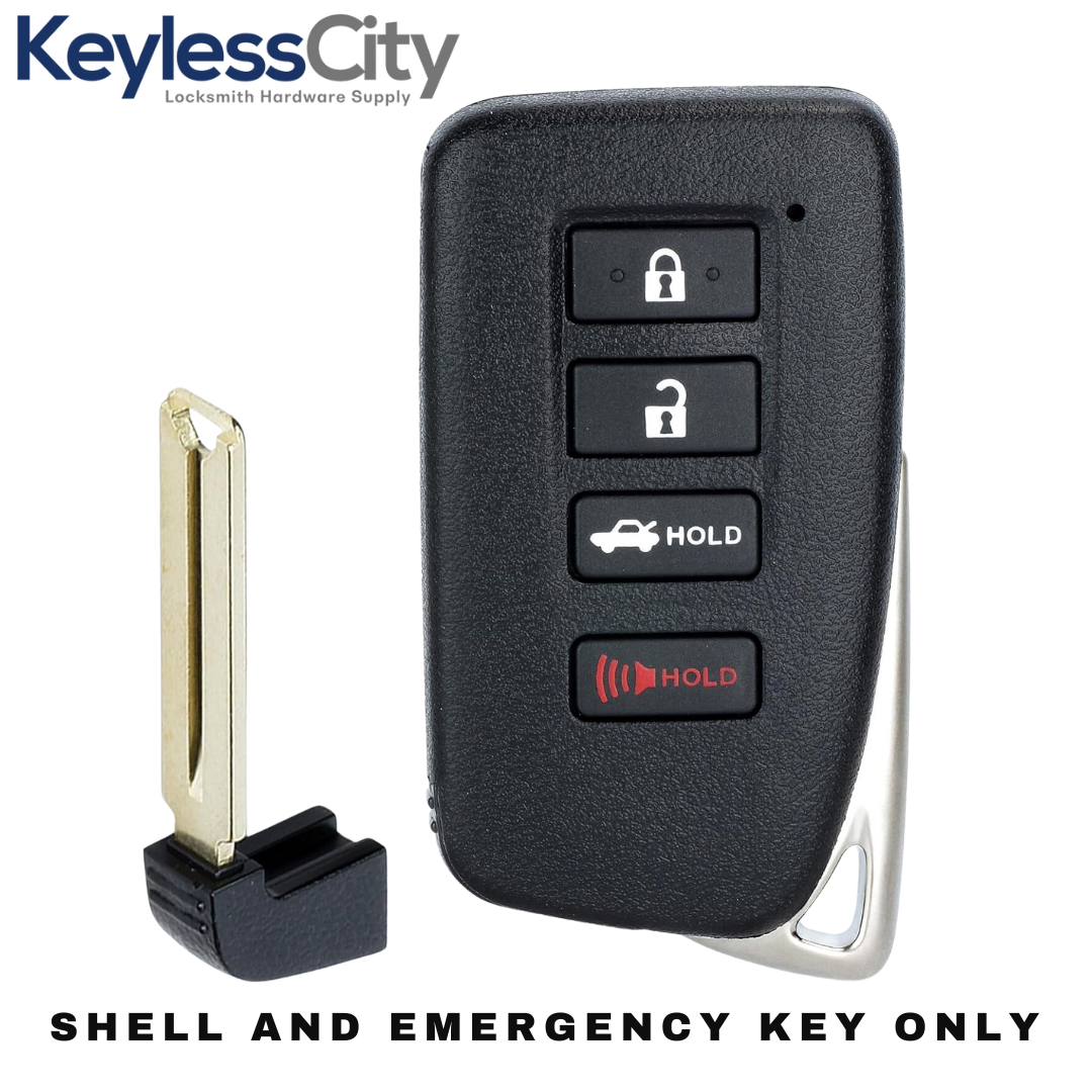 2013-2020 Lexus / 4-Button Remote Smart Key SHELL / HYQ14FBA HYQ14FBB (AFTERMARKET)