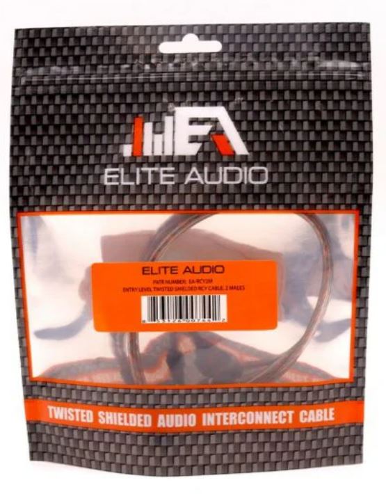 Elite Audio EA-RCY2M Y-adapter 2 Males 1 Female RCA Cable | Elite Audio