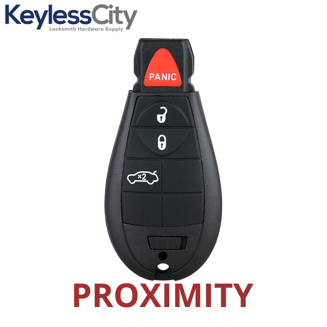 2008-2014 Chrysler Dodge / 4-Button Fobik Key / PN: 05026886AI / IYZ-C01C / Keyless Go Fobik (AFTERMARKET)