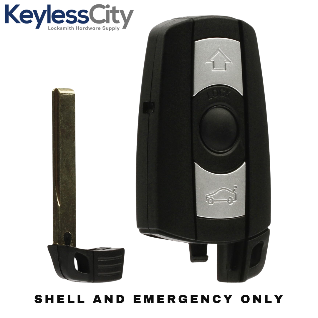 2006-2011 BMW 3 / 5 Series / 3-Button Smart Key SHELL For KR55WK49127 KR55WK49123 (AFTERMARKET)