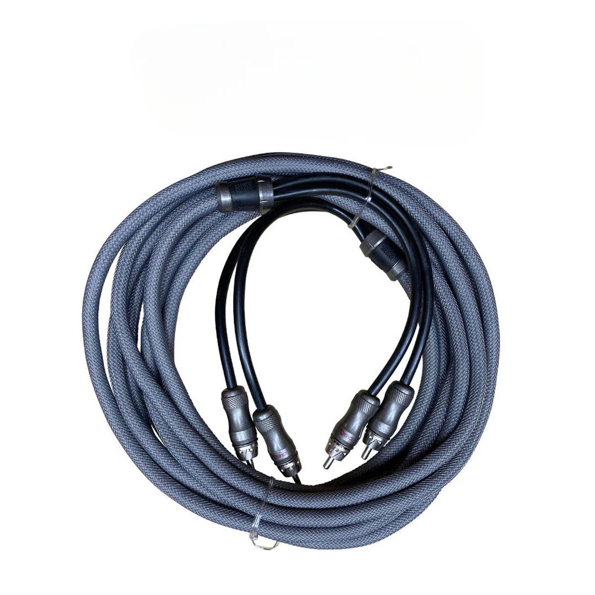 DOWN4SOUND 16FT 2-CHANNEL TWISTED PAIR RCA INTERCONNECT CABLE