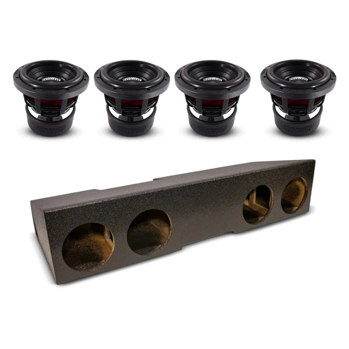 (4) Sundown Audio X8 v4 & Chevy Crew Cab 19-25 Quad 8