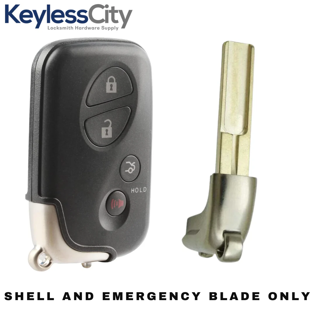2006-2012 Lexus / 4-Button Remote Smart Key SHELL / HYQ14AAB HYQ14ACX HYQ14AAF (AFTERMARKET)
