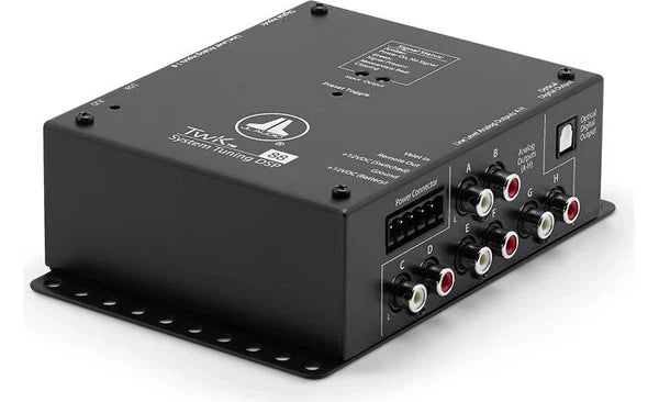 JL Audio TwK™ 88 Digital Signal Processor 8-channel DSP with 10-band equalization, variable high- and low-pass filtering, and time delay/alignment