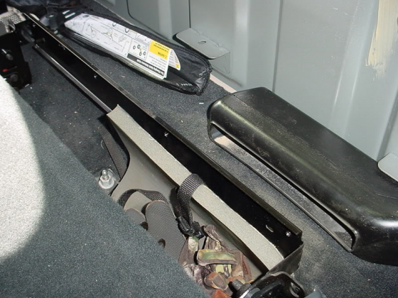 2001-2007 Chevy Crew Cab HD Downfire Sub Box 2X10 Poly