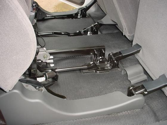 2001-2007 Chevy Crew Cab HD Downfire Sub Box 2X12 Poly
