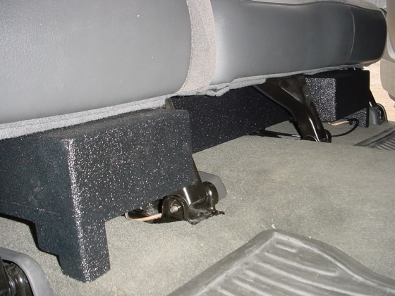 2001-2007 Chevy Crew Cab Poly Non HD Subwoofer Box