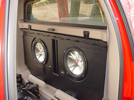 2002-2016 Chevy Avalanche or Cadillac EXT Ported Sub Box 2x12