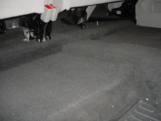 2008-2013 Chevy Crew cab Ported Carpeted Subwoofer Box 2X10