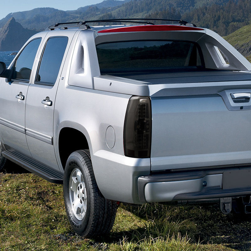 Spec-D 07-12 Chevrolet Avalanche Smoked Lens LED Tail Lights
