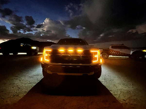 AlphaRex 21-23 Ford F150 / 21-23 Ford F150 Raptor NOVA-Series LED Projector Headlights Alpha-Black