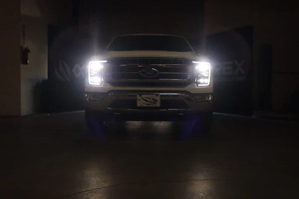 AlphaRex 21-23 Ford F150 / 21-23 Ford F150 Raptor NOVA-Series LED Projector Headlights Black