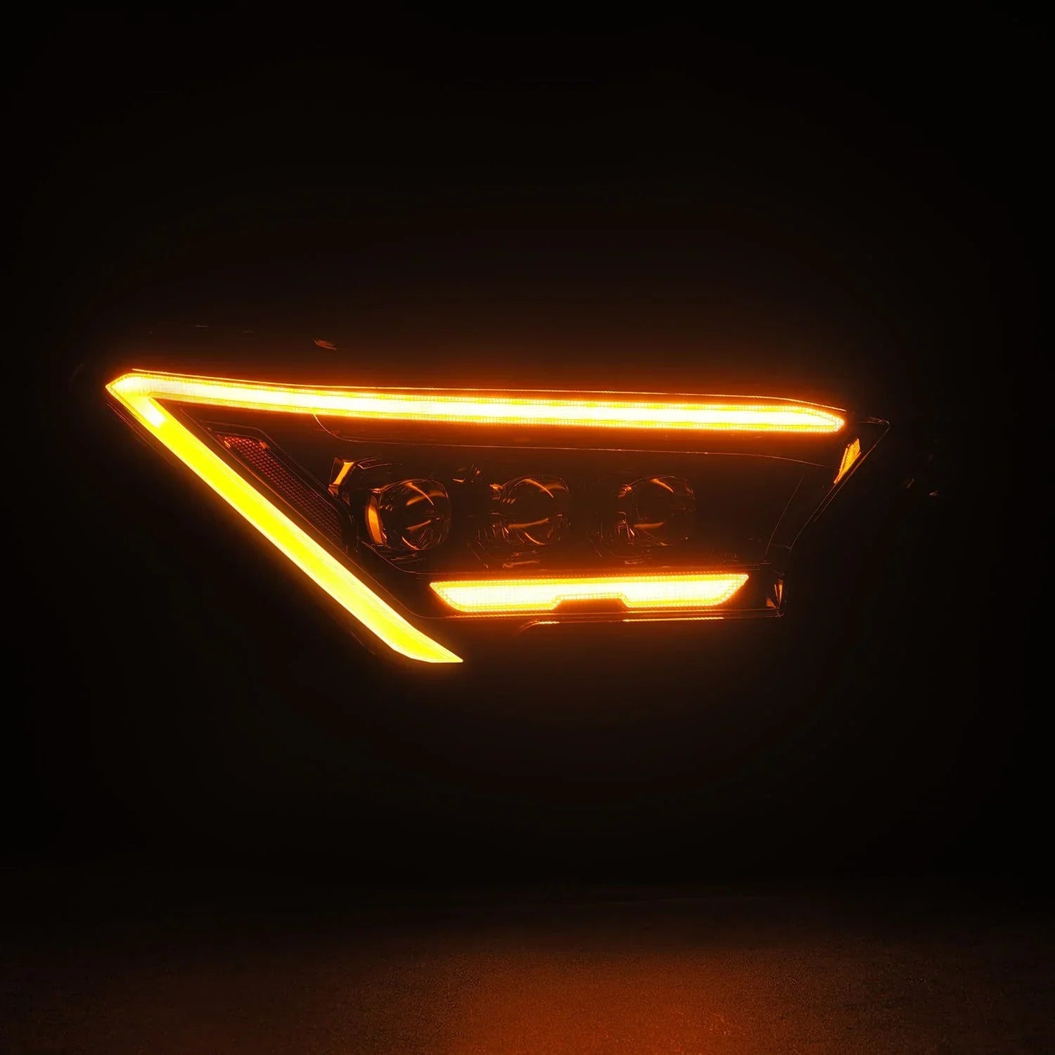 AlphaRex 24-25 Toyota Tacoma / 25-up 4Runner NOVA-Series LED Projector Headlights Black
