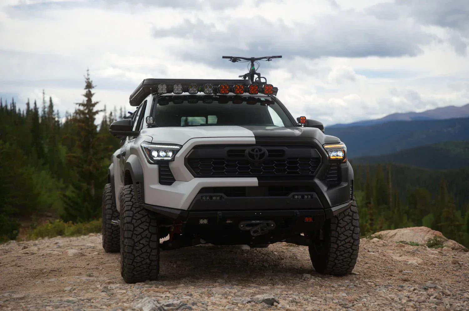 AlphaRex 24-25 Toyota Tacoma / 25-up 4Runner NOVA-Series LED Projector Headlights Black