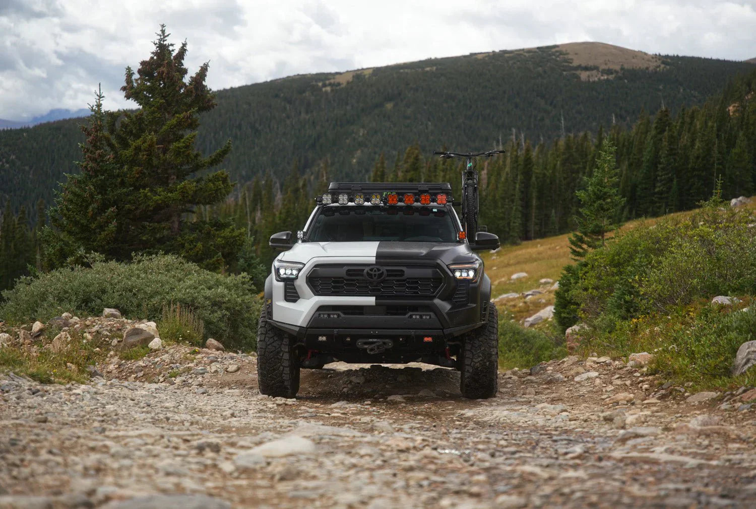 AlphaRex 24-25 Toyota Tacoma / 25-up 4Runner NOVA-Series LED Projector Headlights Black
