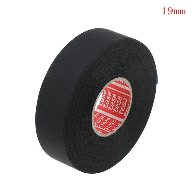 TESA 51036 Flag-resistant PET cloth tape for high abrasion protection of automotive harnesses