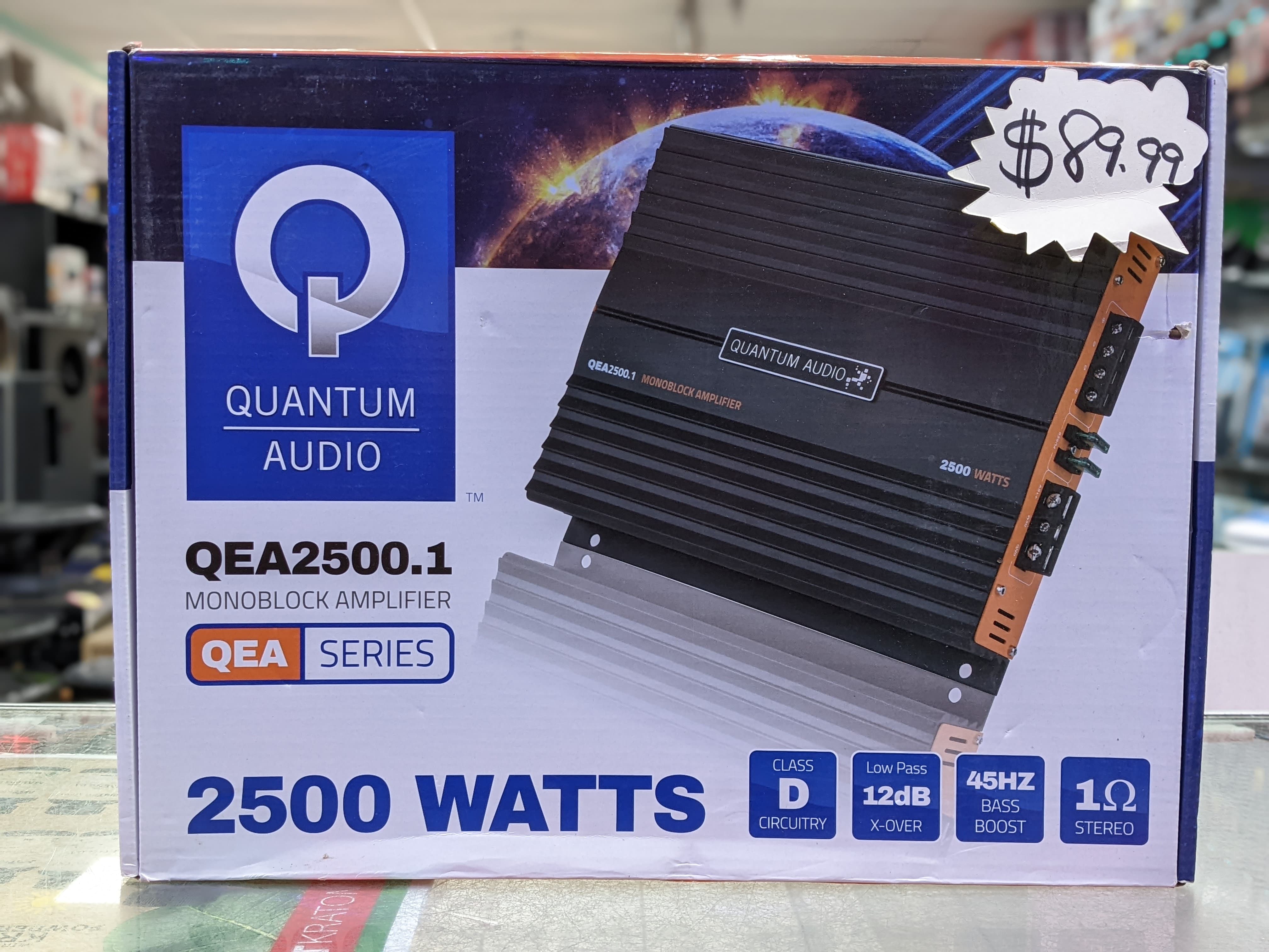Quantum Audio QEA2500.1D 2500W Class-D Monoblock Amplifier