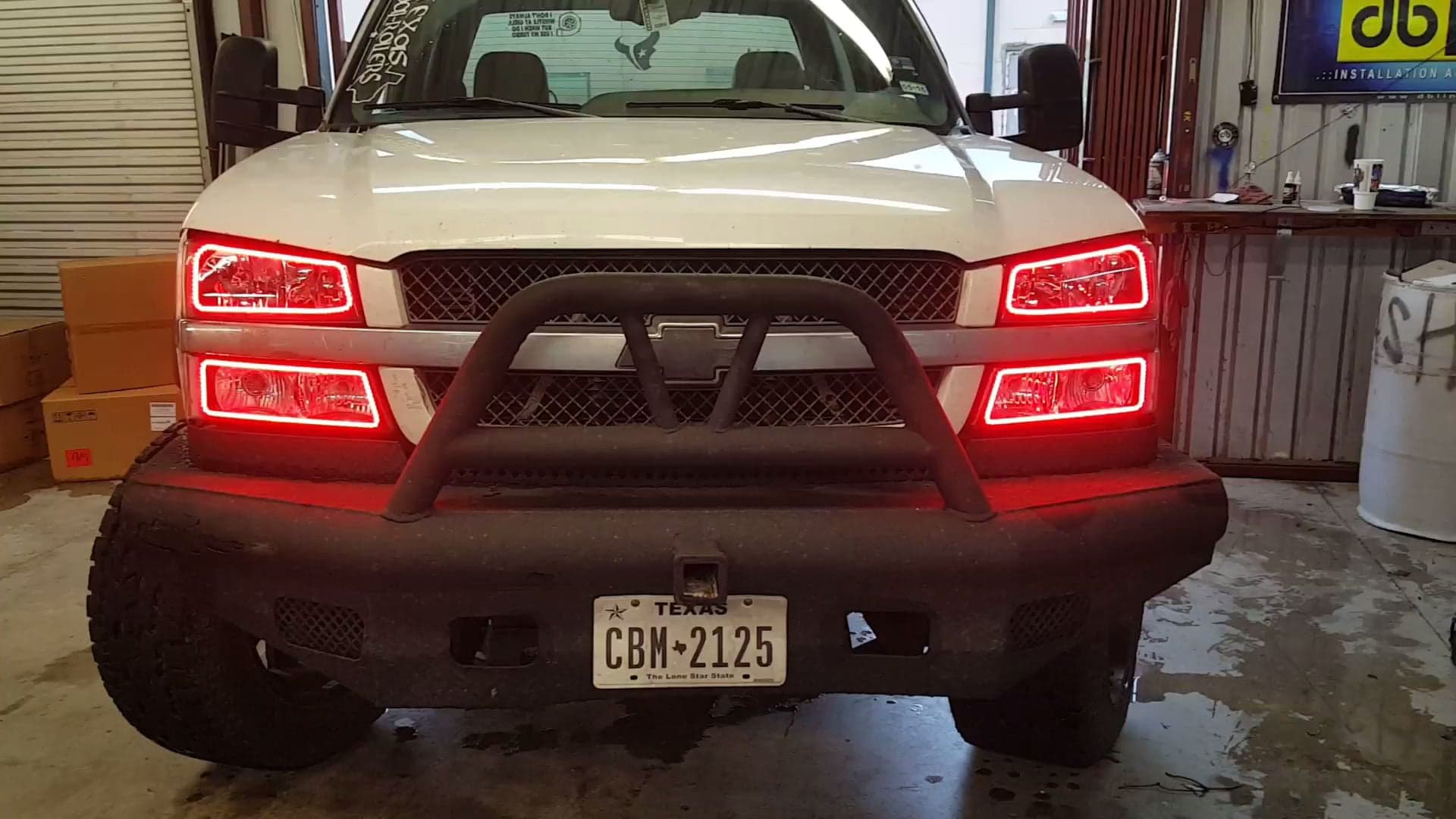 2003 - 2006 Chevy Silverado Headlights with RGB Color Changing Halos Pre-Built Headlights Assemby