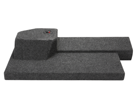 2002-2008 Dodge Ram Quad Cab Single Jumbo Carpeted Sub Box 1X10
