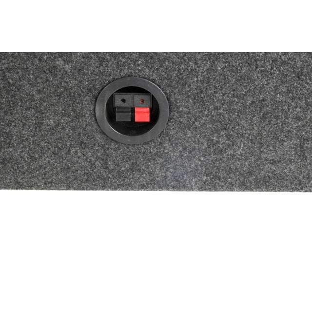 Q-Power Single 12″ Sealed Truck Style Enclosures (pair)