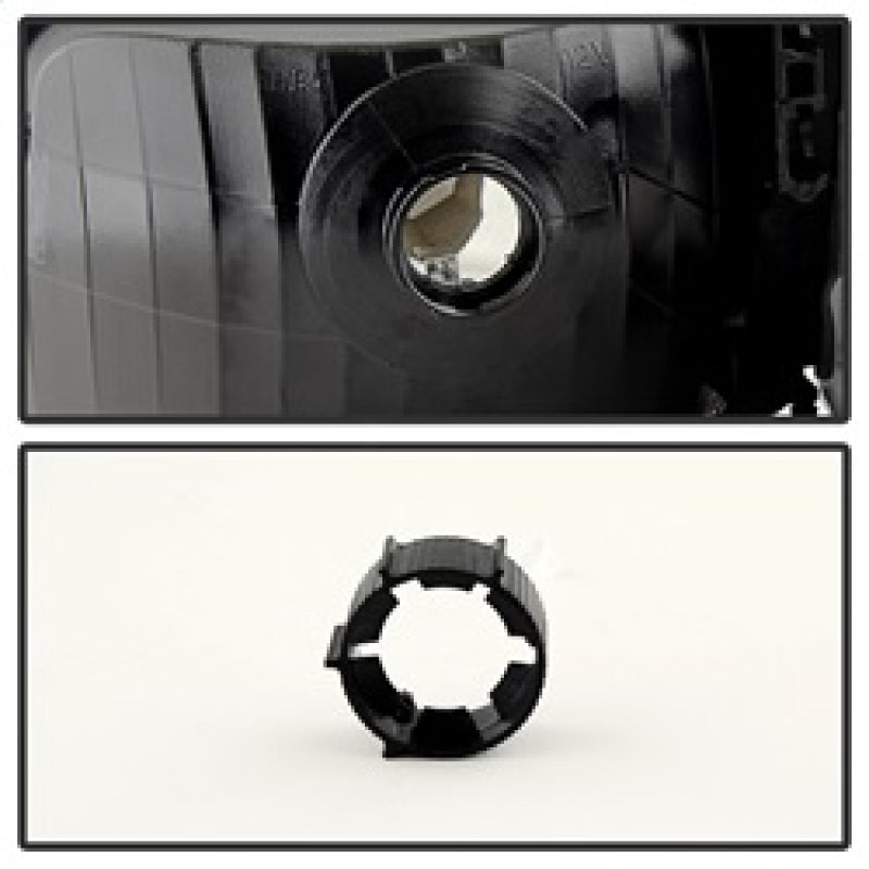 xTune Ford Ranger 93-97 Crystal Headlights w/ Corner Lights 4pcs Sets Black HD-JH-FR93-SET-BK