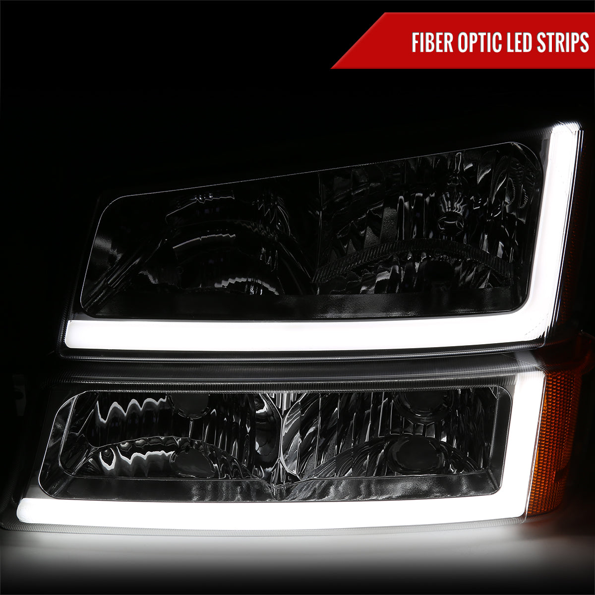 Spec-D 03-07 Silverado/02-06 Avalanche Bar OE Style Headlights