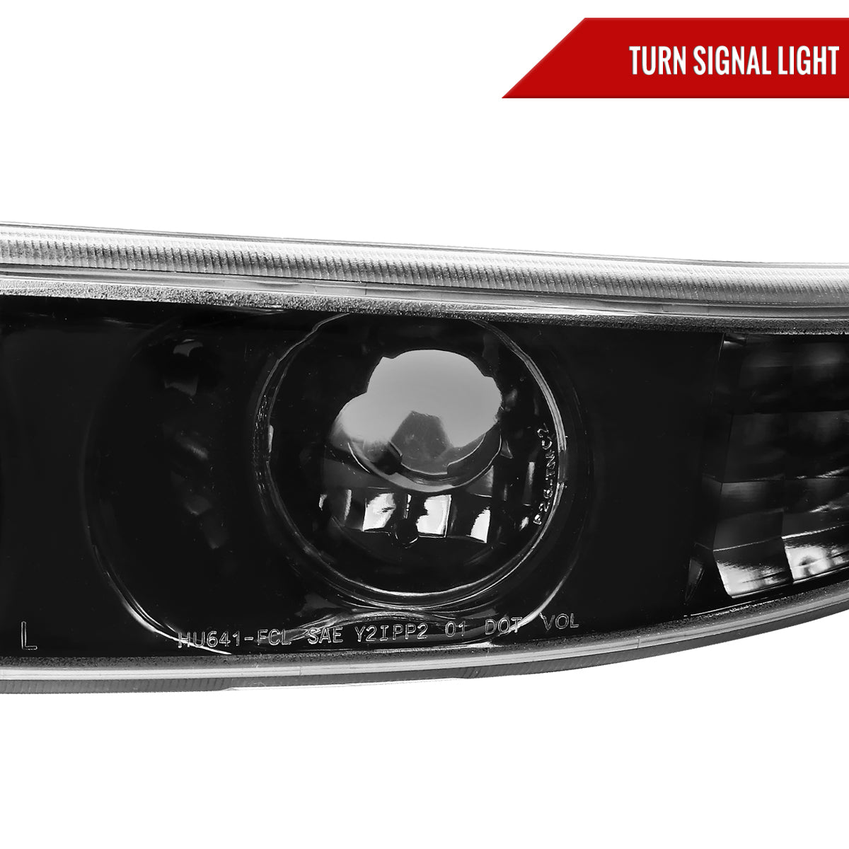 Spec-D 01-06 GMC Yukon/XL Denali/02-06 GMC Sierra Bumper Lights Black