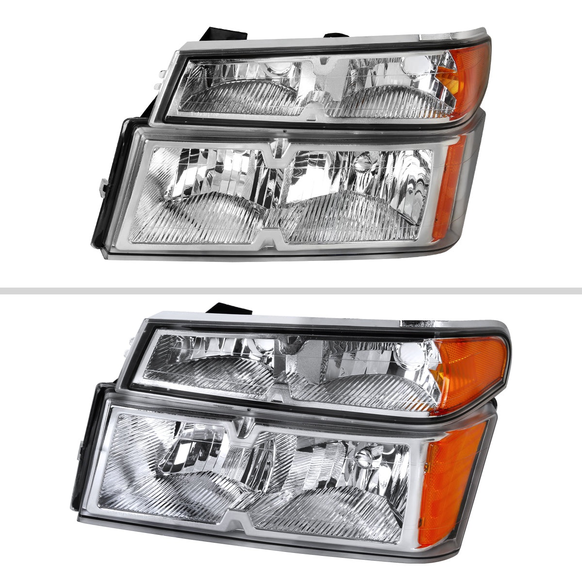 Spec-D 04-12 Chevy Colorado GMC Canyon Tail Lights Chrome/Clear