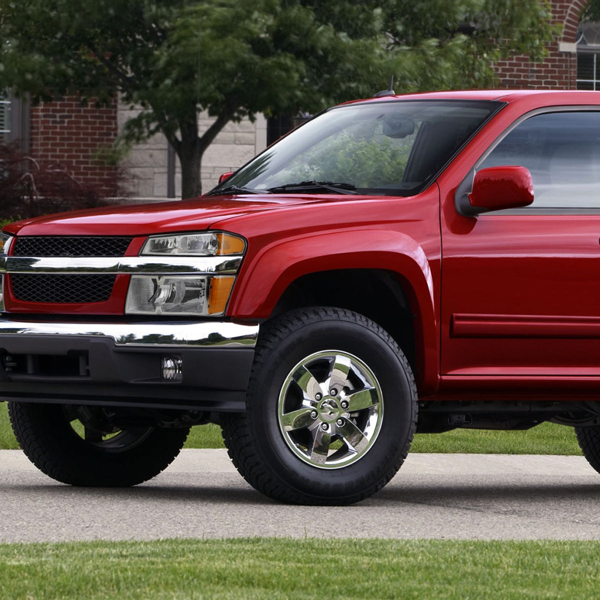 Spec-D 04-12 Chevy Colorado GMC Canyon Tail Lights Chrome/Clear